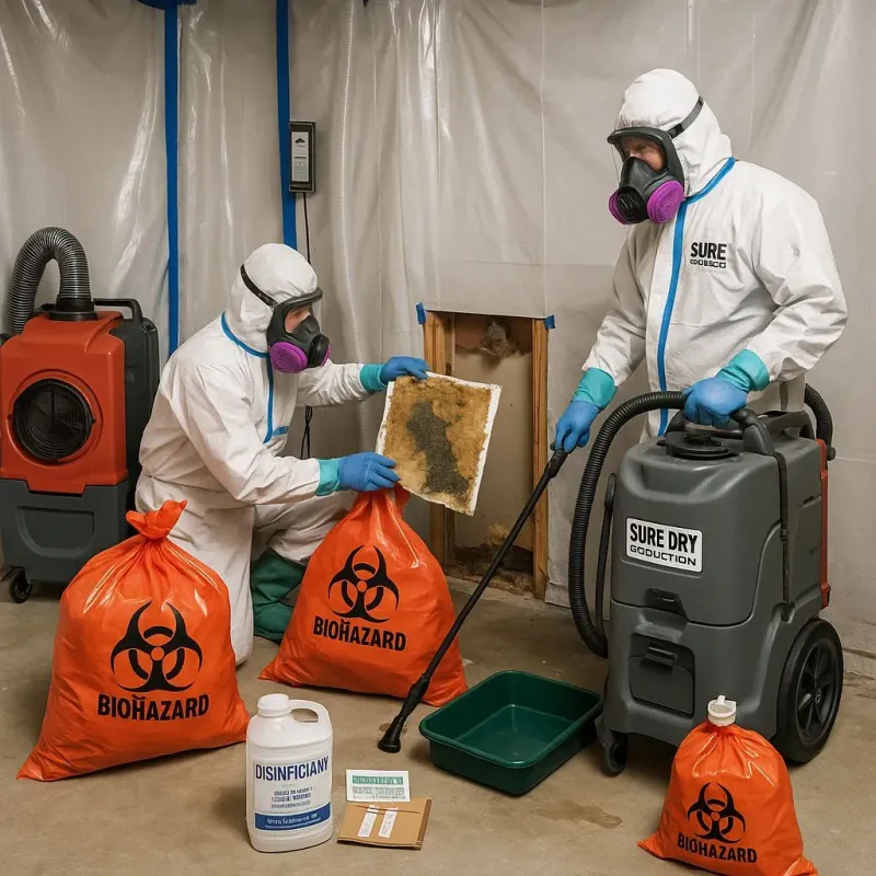 Contaminated Water Handling Protocols process in Broadmoor, CA