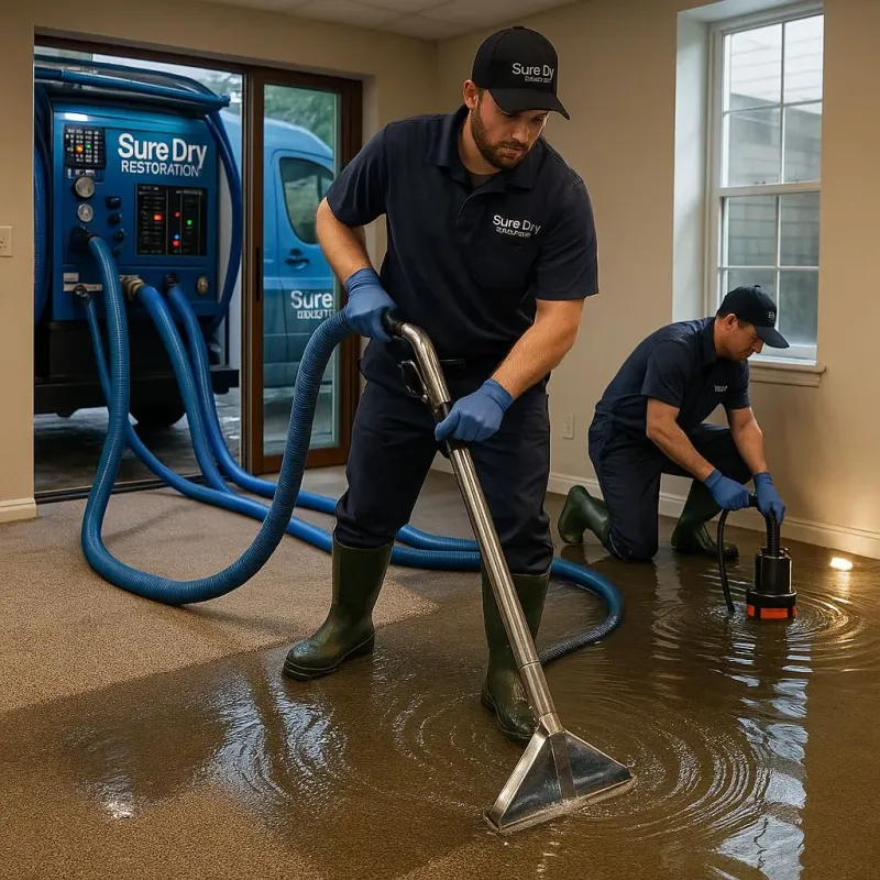 Water Extraction and Removal process in Broadmoor, CA